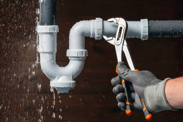 Professional Drain Cleaning technician working in Hague, VA